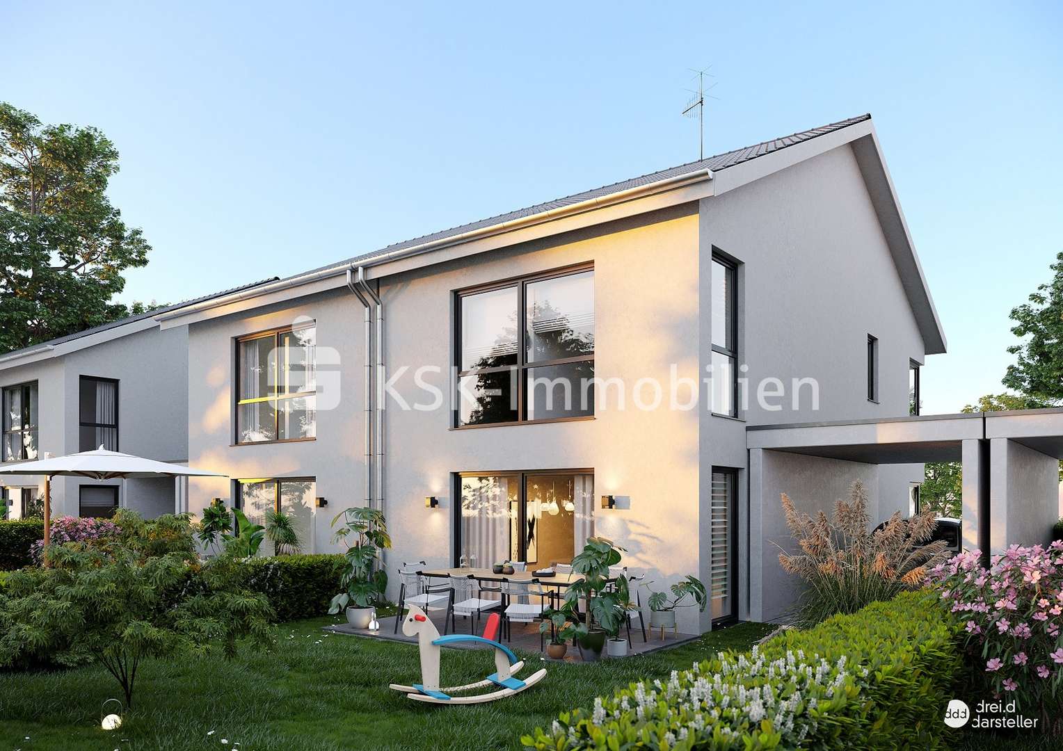 Ansicht - Doppelhaushälfte in 53819 Neunkirchen-Seelscheid mit 125m² günstig kaufen