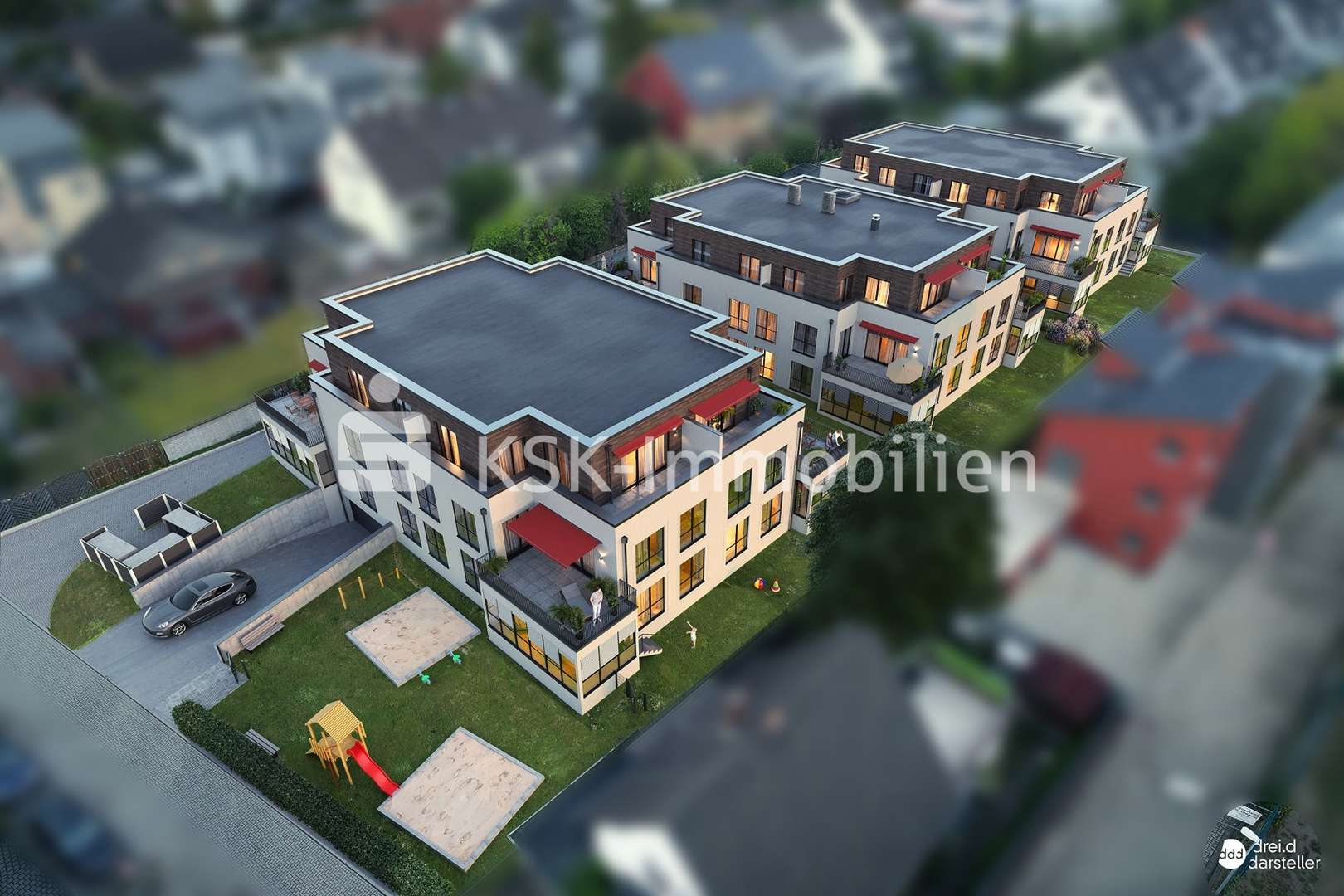 Birdview - Etagenwohnung in 50259 Pulheim mit 96m² günstig kaufen