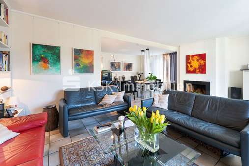 1141721 Wohnzimmer Erdgeschoss - Doppelhaushälfte in 51467 Bergisch Gladbach mit 173m² günstig kaufen