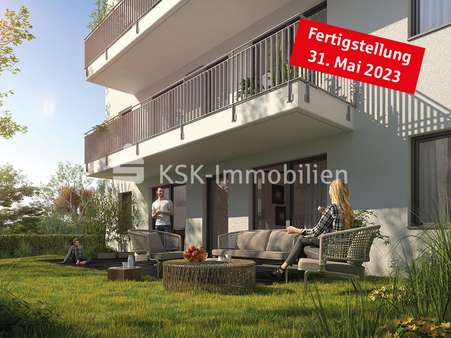 Gartenansicht - Etagenwohnung in 53881 Euskirchen mit 85m² günstig kaufen