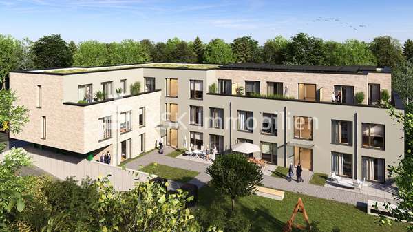 Gartenansicht - Dachgeschosswohnung in 50858 Köln mit 110m² günstig kaufen