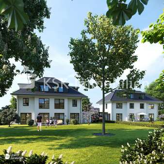 Gartenansicht - Doppelhaushälfte in 53721 Siegburg mit 147m² günstig kaufen
