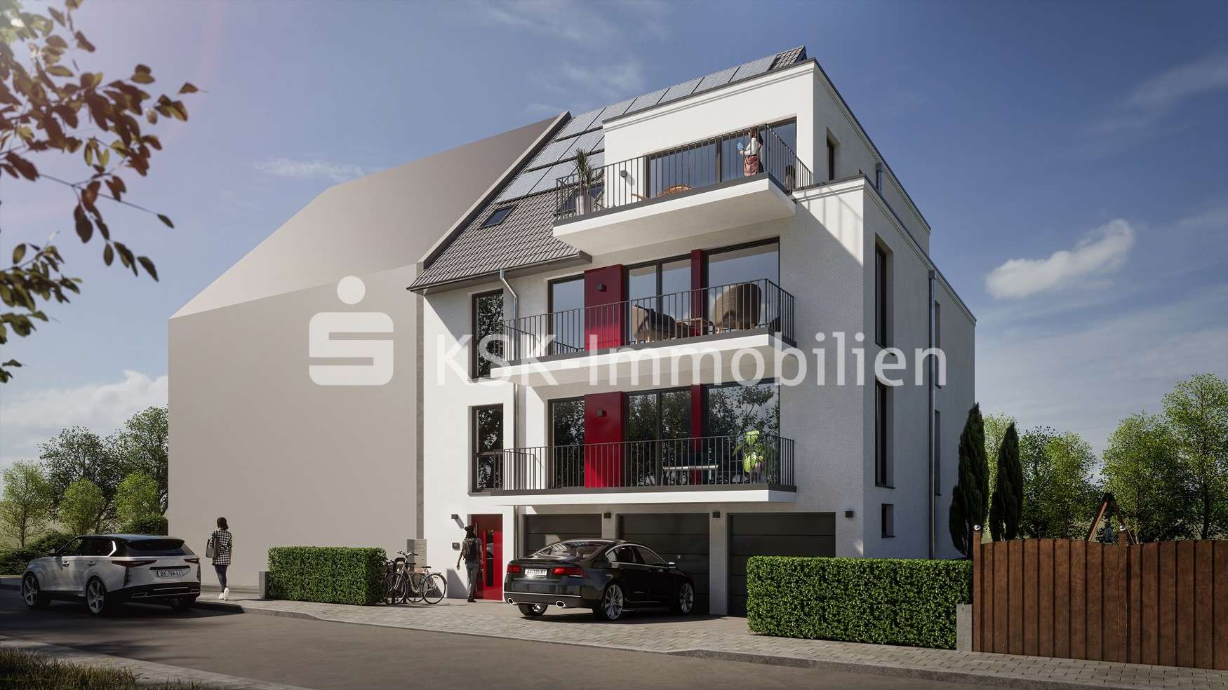 Straßenansicht - Erdgeschosswohnung in 50769 Köln / Fühlingen mit 109m² kaufen