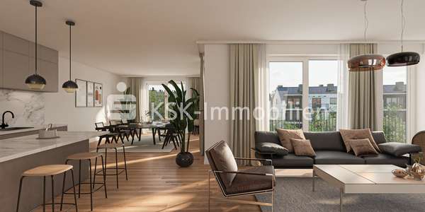 Wohnraumimpression - Erdgeschosswohnung in 50968 Köln mit 32m² kaufen