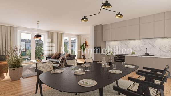 Wohnraumimpression - Etagenwohnung in 50968 Köln mit 127m² kaufen