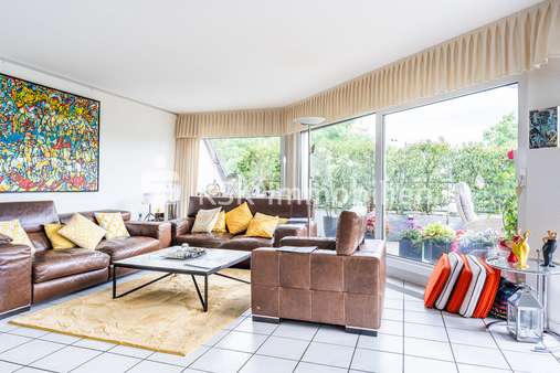 116306 Wohnzimmer Erdgeschoss  - Maisonette-Wohnung in 50737 Köln mit 142m² kaufen