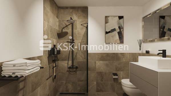 Badimpression - Erdgeschosswohnung in 50676 Köln mit 48m² kaufen