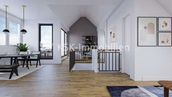 Wohnraumimpression - Erdgeschosswohnung in 50676 Köln mit 48m² kaufen