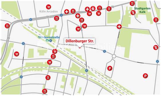 Mikrostandort - Etagenwohnung in 51105 Köln mit 43m² kaufen