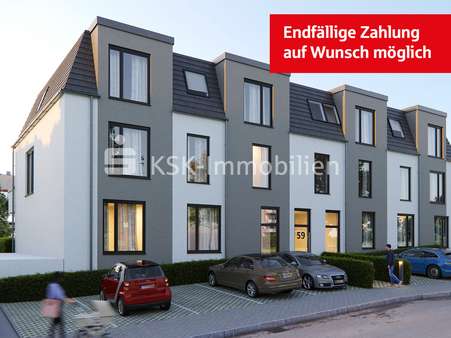 Straßenansicht - Etagenwohnung in 51467 Bergisch Gladbach mit 58m² kaufen