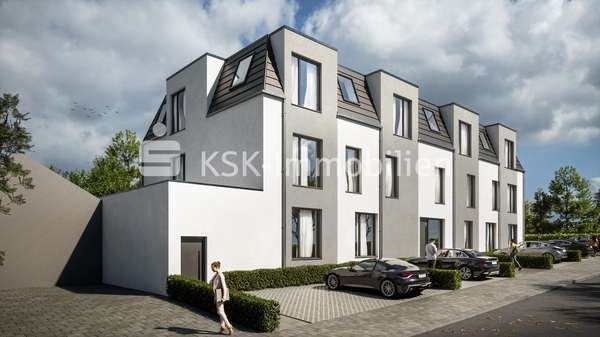 Straßenansicht - Etagenwohnung in 51467 Bergisch Gladbach mit 88m² kaufen