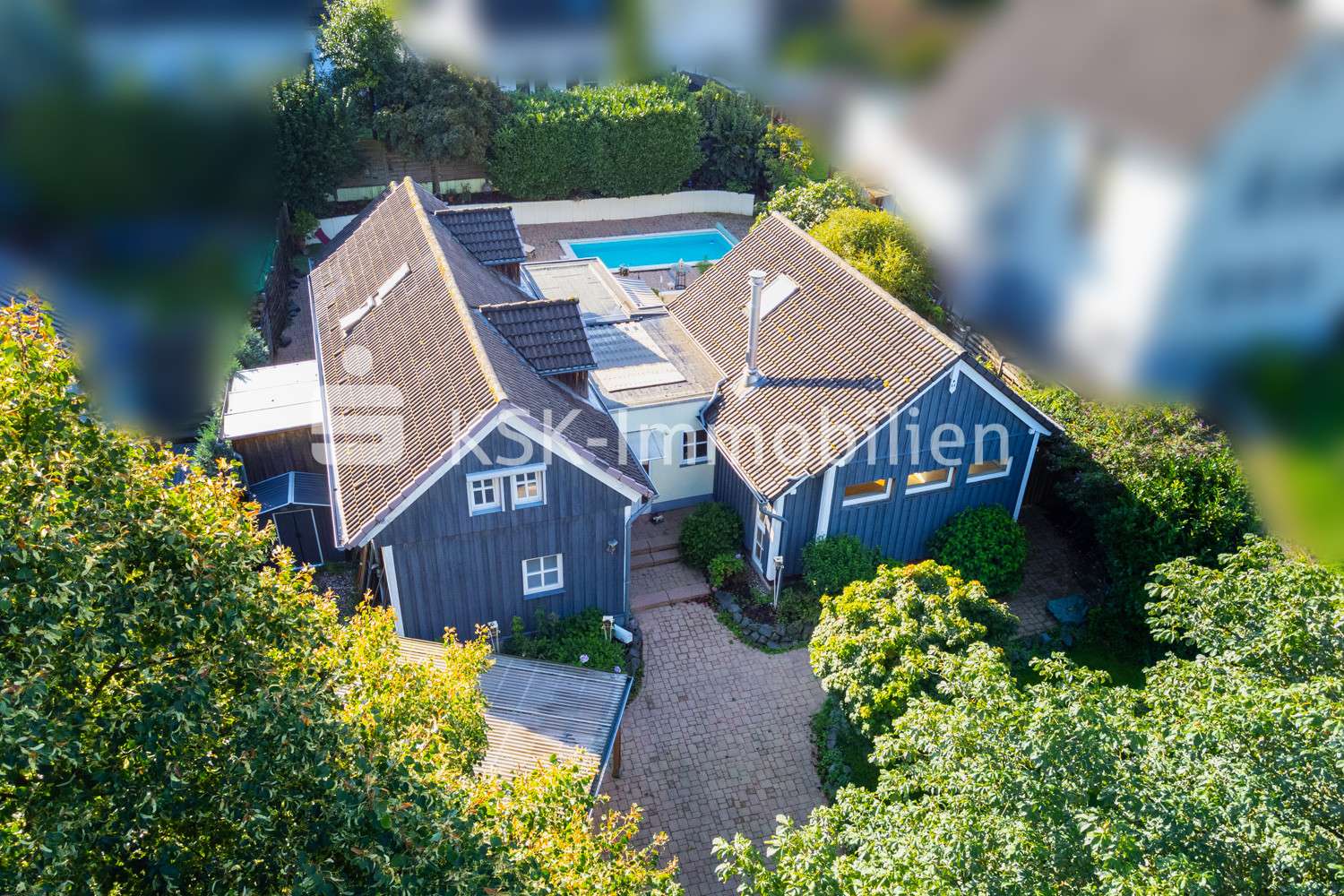 121496 Drohnenansicht - Einfamilienhaus in 53797 Lohmar mit 186m² kaufen