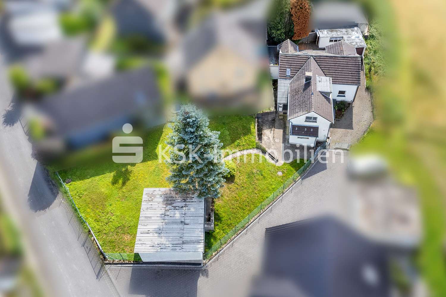 123741 Drohnenaufnahme - Grundstück in 51429 Bergisch Gladbach mit 1026m² kaufen