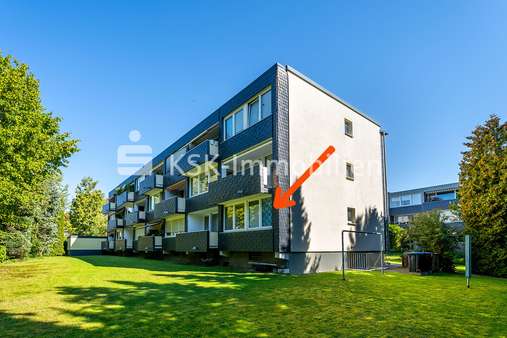 118620 Rückansicht mit Pfeil - Etagenwohnung in 42799 Leichlingen (Rheinland) mit 77m² kaufen