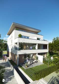Rückansicht - Etagenwohnung in 53721 Siegburg mit 104m² kaufen