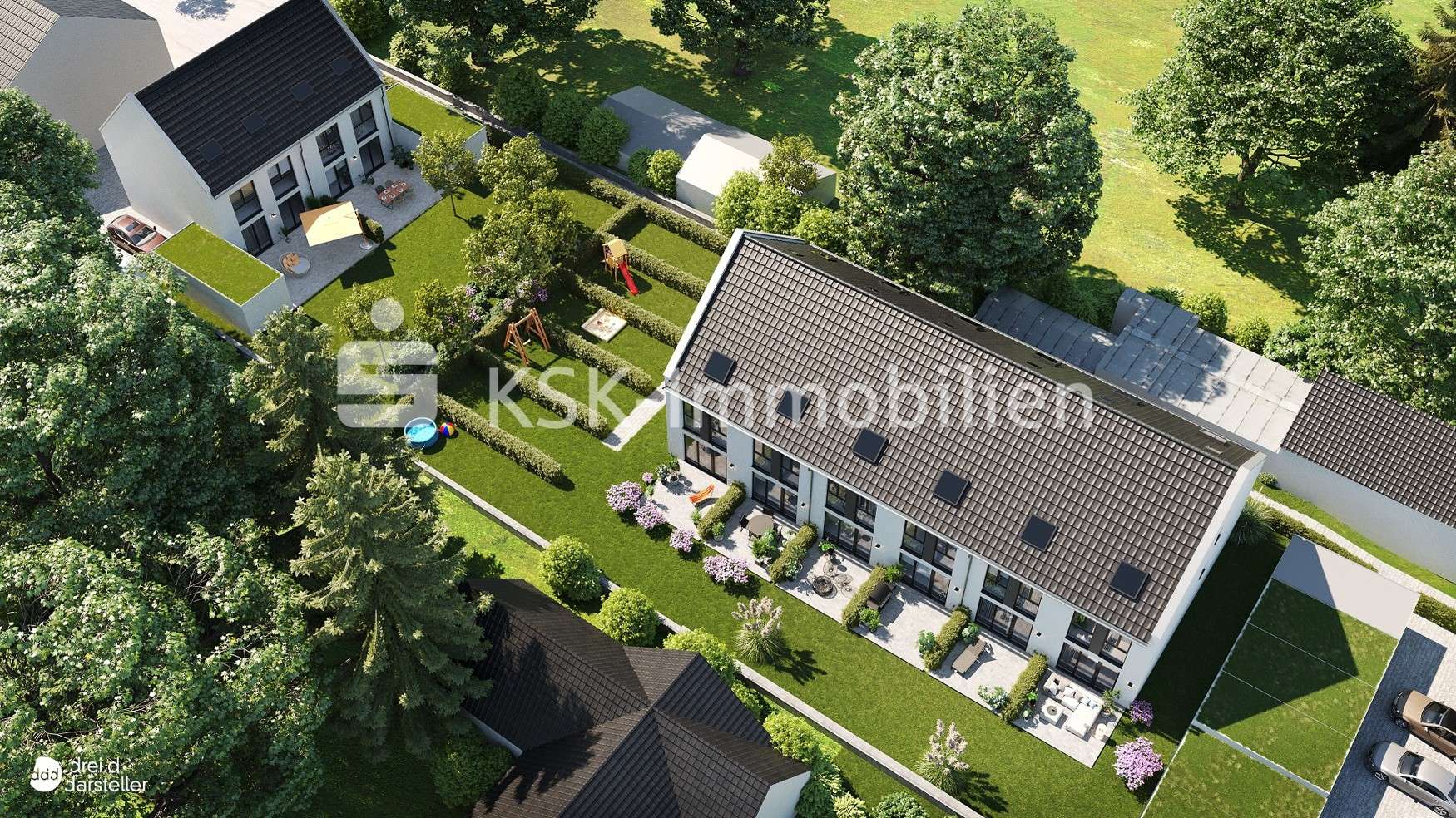 Birdview - Reiheneckhaus in 50769 Köln mit 119m² kaufen