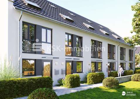 Straßenansicht Reihenhaus - Reihenmittelhaus in 50769 Köln mit 119m² kaufen