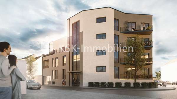 Ansicht - Dachgeschosswohnung in 53840 Troisdorf mit 91m² kaufen