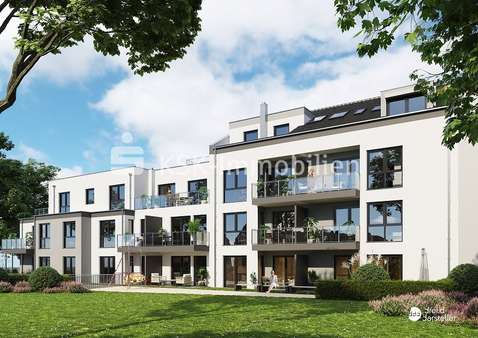 Gartenansicht - Erdgeschosswohnung in 53842 Troisdorf / Oberlar mit 64m² kaufen