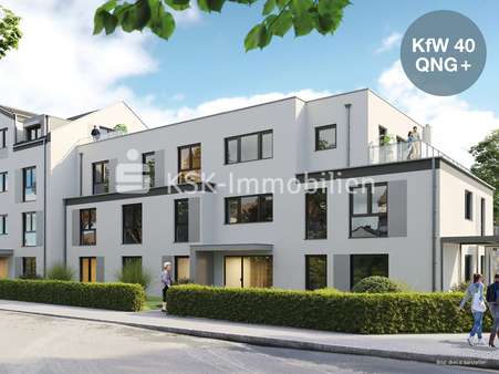 Straßenansicht - Erdgeschosswohnung in 53842 Troisdorf / Oberlar mit 64m² kaufen