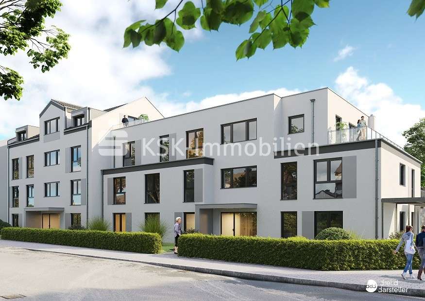 Straßenansicht - Etagenwohnung in 53842 Troisdorf / Oberlar mit 56m² kaufen