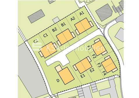 100165 Lageplan - Grundstück in 51427 Bergisch Gladbach / Refrath mit 483m² kaufen