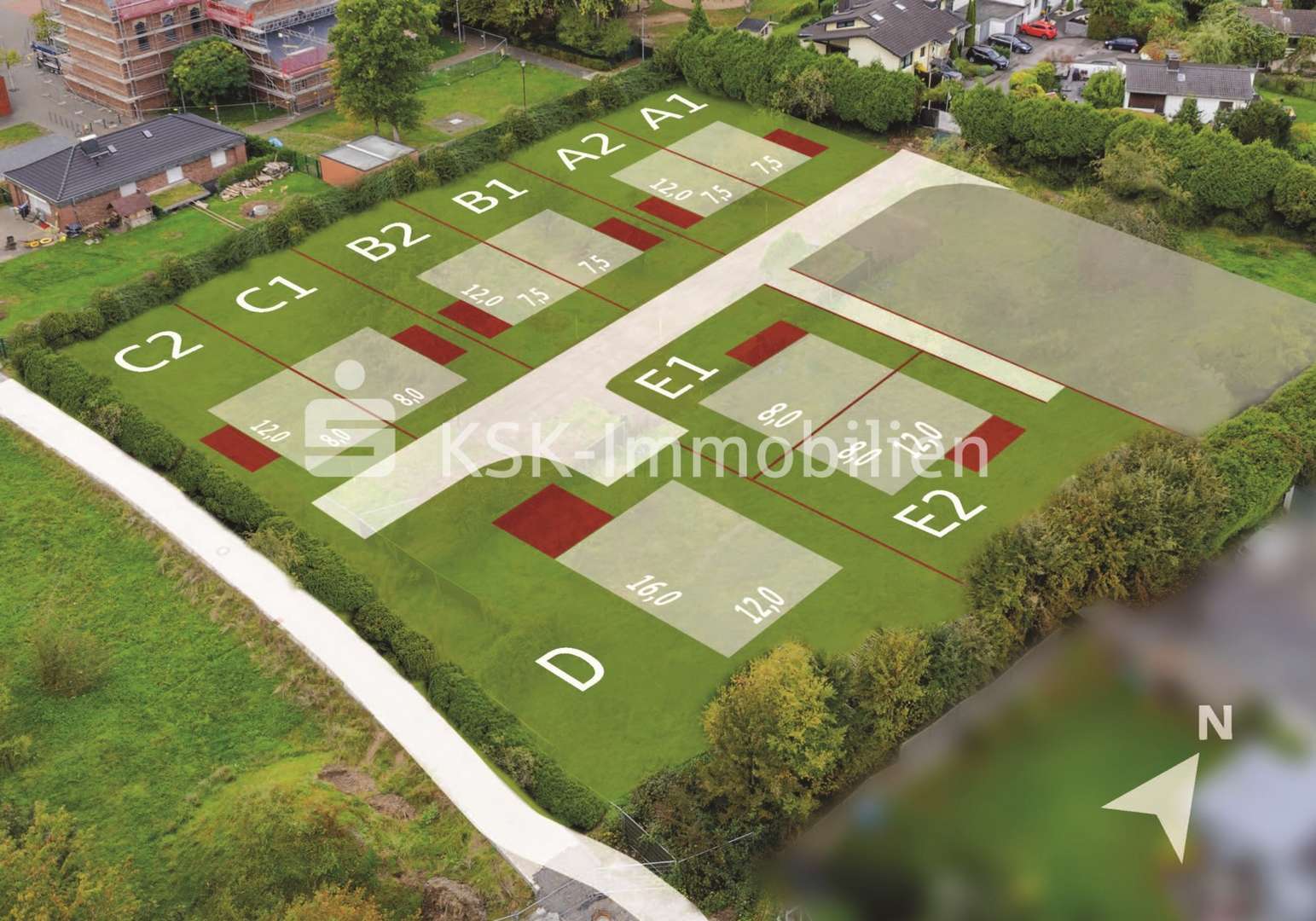 100165 Grundstücksübersicht - Grundstück in 51427 Bergisch Gladbach / Refrath mit 477m² kaufen