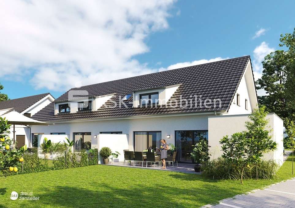 Gartenansicht - Reihenmittelhaus in 53567 Asbach mit 138m² kaufen