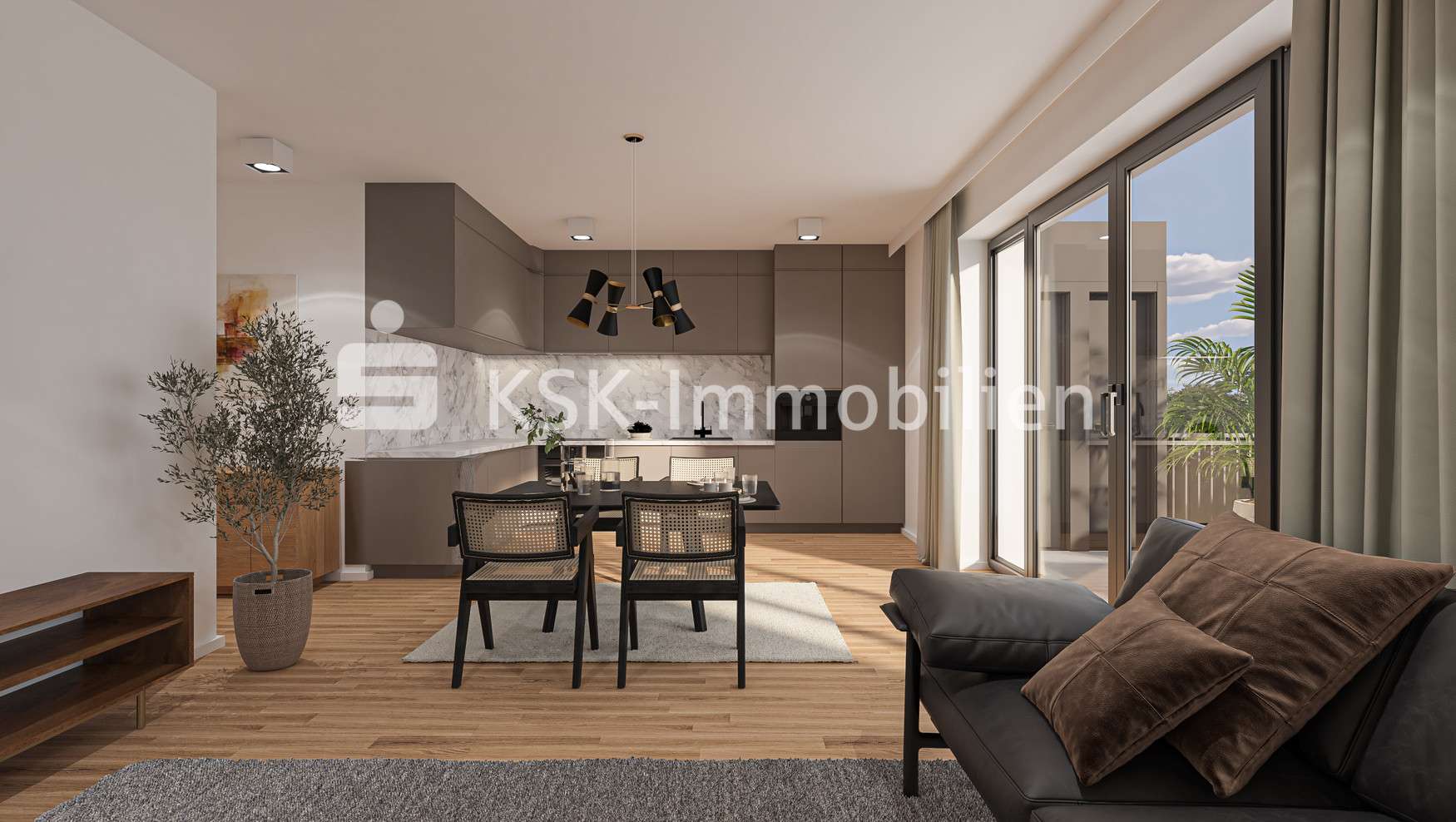 Küche-Essen-Wohnen - Etagenwohnung in 40699 Erkrath mit 88m² kaufen