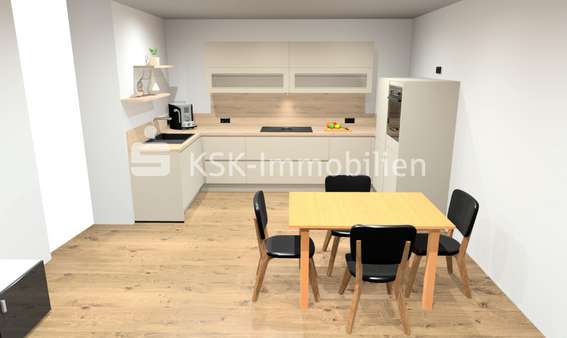 127435 Einbauküche - Etagenwohnung in 51503 Rösrath mit 59m² mieten