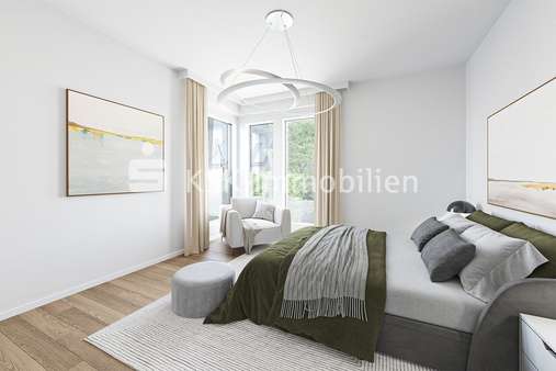 122247 Visualisierung Schlafzimmer - Einfamilienhaus in 51469 Bergisch Gladbach mit 221m² kaufen
