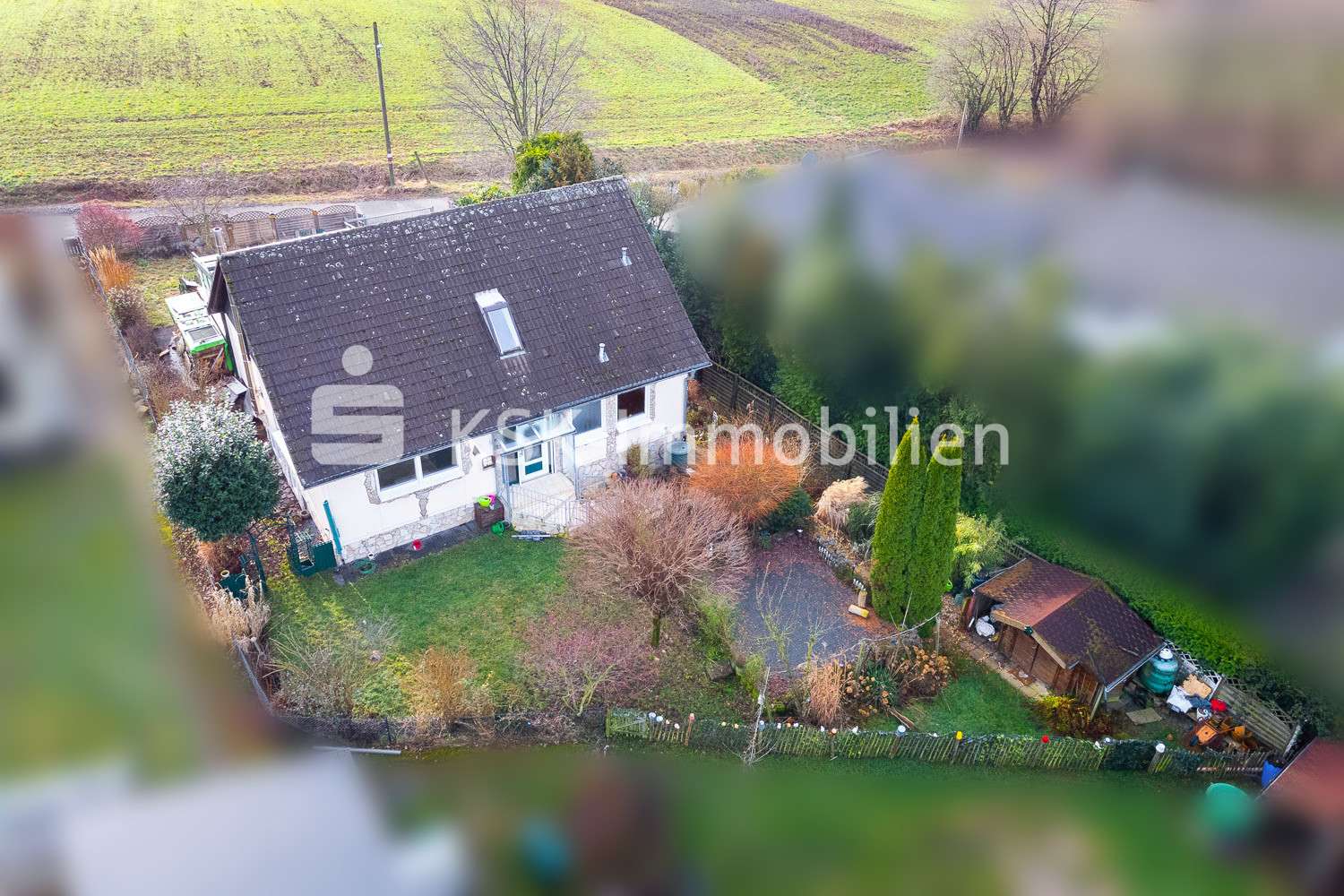 127163 Drohnenansicht - Einfamilienhaus in 53773 Hennef mit 124m² kaufen