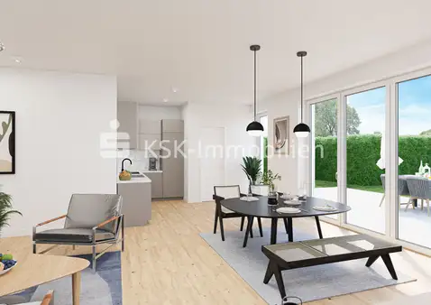 Traumhafte Erdgeschosswohnung mit großem Garten