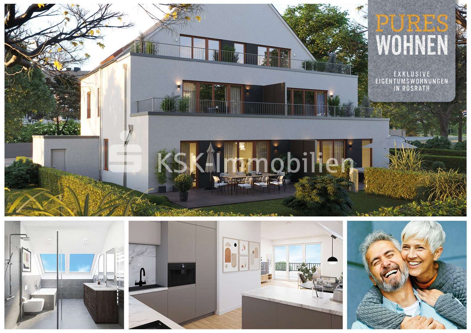 Wohnen in Rösrath - Dachgeschosswohnung in 51503 Rösrath / Kleineichen mit 102m² kaufen
