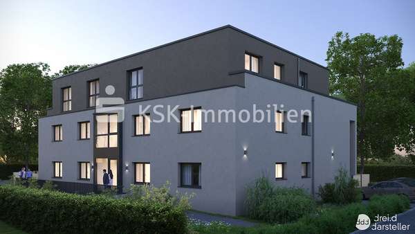 Ansicht - Dachgeschosswohnung in 51427 Bergisch Gladbach mit 99m² kaufen