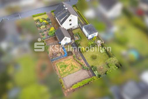 125876 Drohnenansicht - Zweifamilienhaus in 51469 Bergisch Gladbach / Hand mit 116m² kaufen