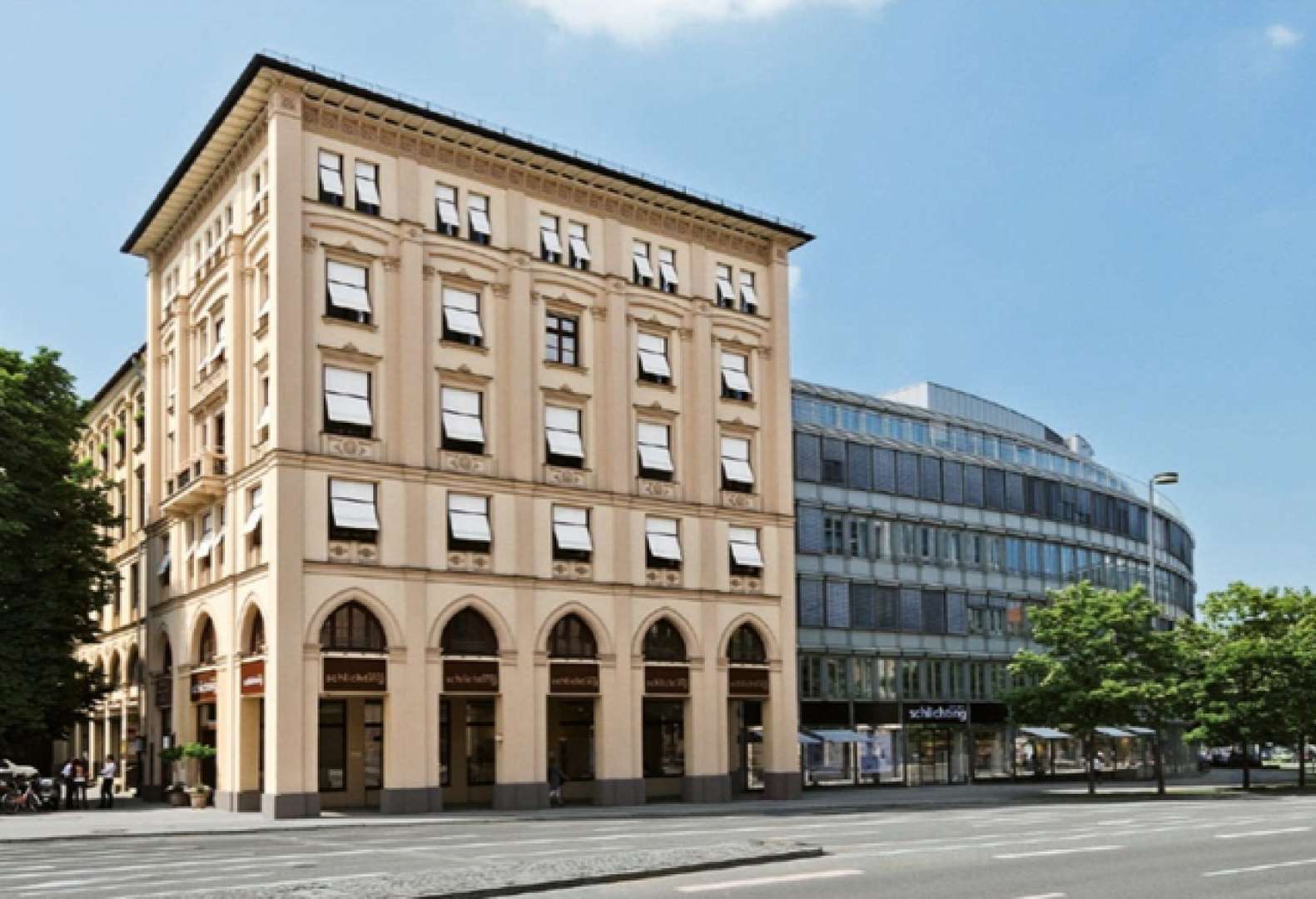 Objektansicht Objektansicht - Bürohaus in 80539 München mit 0m² mieten