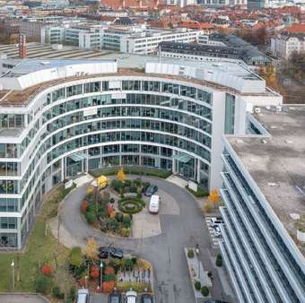 Dronenansicht Dronenansicht - Bürofläche in 80687 München mit 0m² mieten