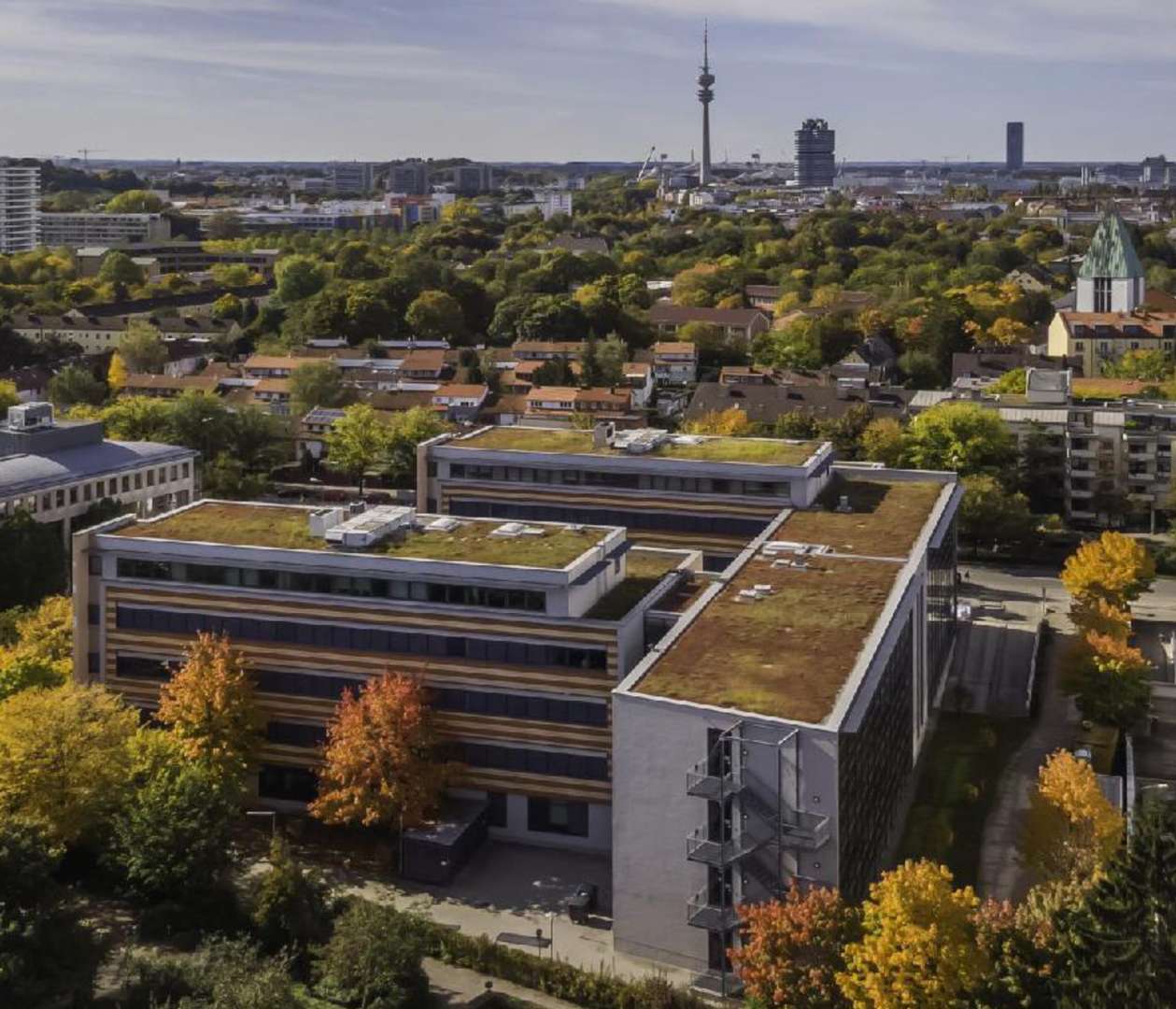 Vogelperspektive - Bürohaus in 80807 München mit 0m² mieten