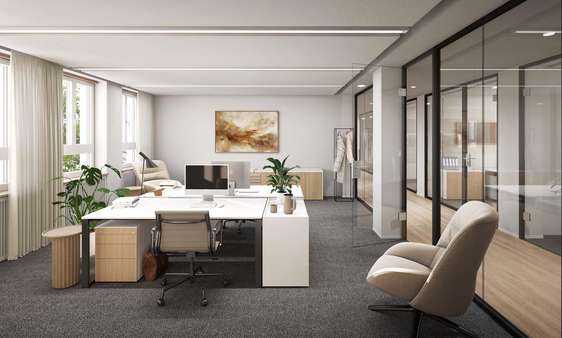 _Innenansicht Visualisierung _Innenansicht Visualisierung - Bürofläche in 80333 München mit 0m² mieten