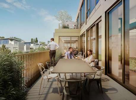 Terrassenansicht - Bürofläche in 81673 München mit 0m² mieten