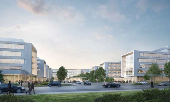 Visualisierung Außenansicht - Bürofläche in 85716 Unterschleißheim mit 0m² mieten