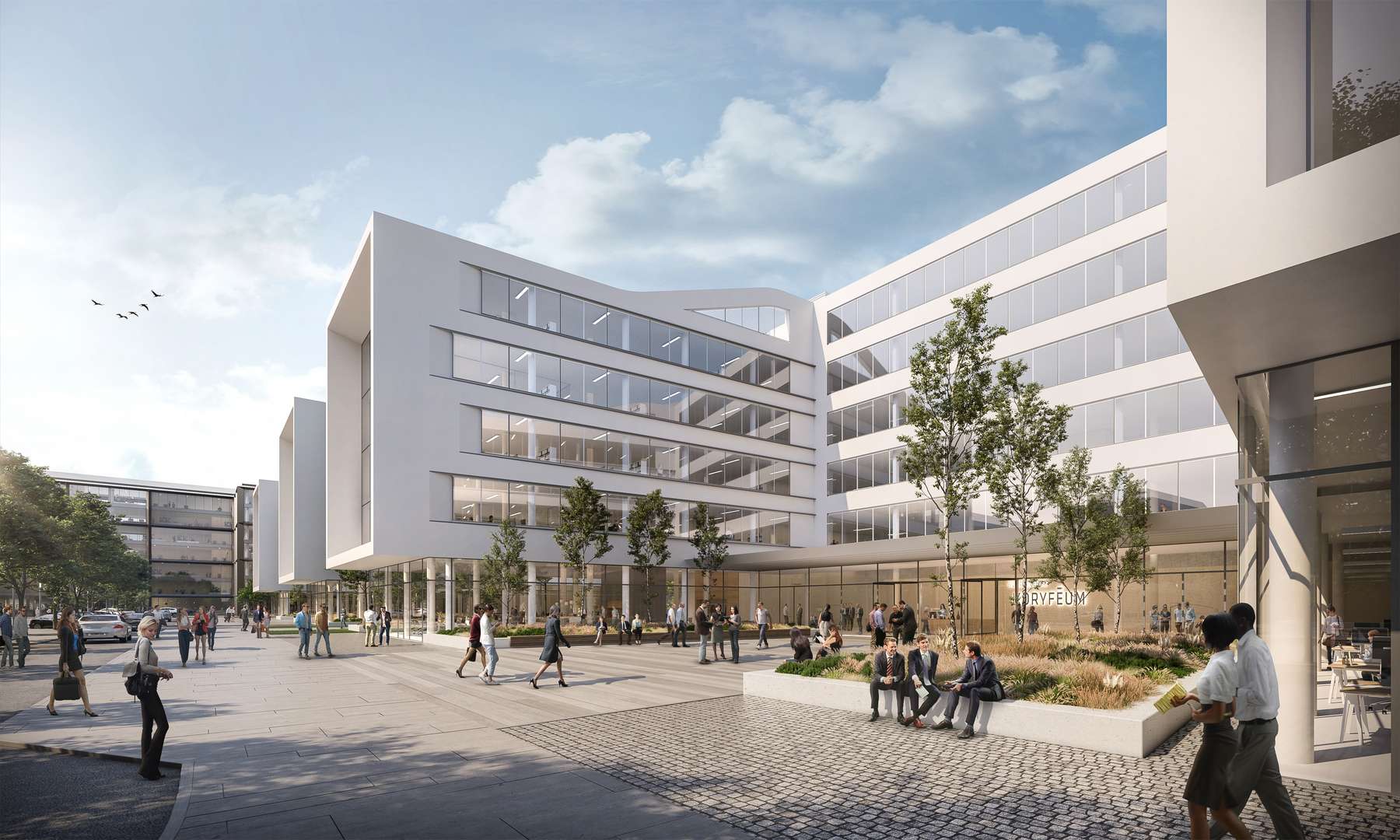 Visualisierung Außenansicht - Bürofläche in 85716 Unterschleißheim mit 0m² mieten