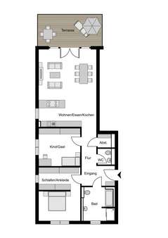 Wohnung 01 - Erdgeschosswohnung in 44795 Bochum mit 108m² kaufen