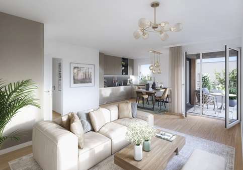 Einrichtungsbeispiel - Penthouse-Wohnung in 44803 Bochum mit 84m² kaufen
