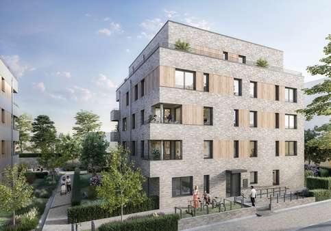 Eingangsseite Haus 1 - Etagenwohnung in 44803 Bochum mit 83m² kaufen