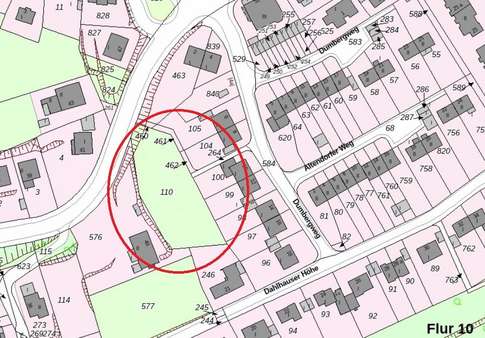 Flurkarte - Grundstück in 44879 Bochum mit 1790m² kaufen