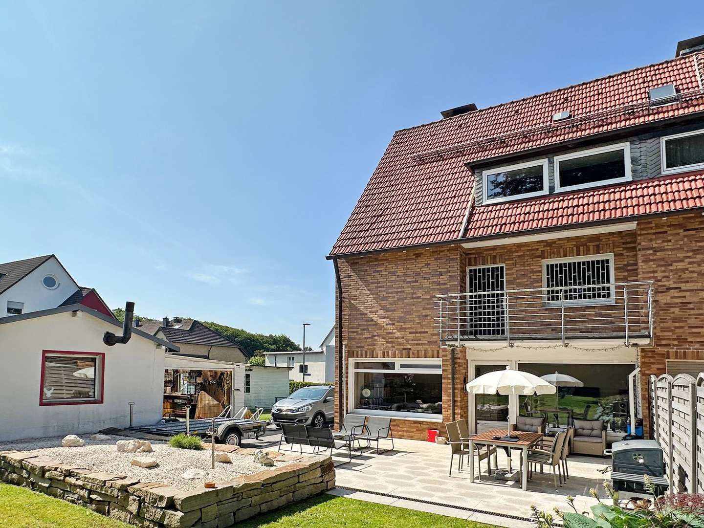 Gartenansicht Gartenansicht - Doppelhaushälfte in 44795 Bochum mit 100m² kaufen