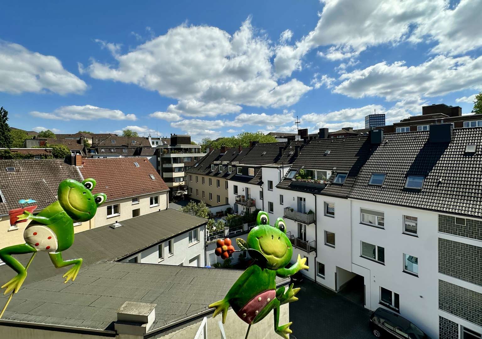 Blick vom kleinen Balkon - Maisonette-Wohnung in 44787 Bochum mit 94m² kaufen