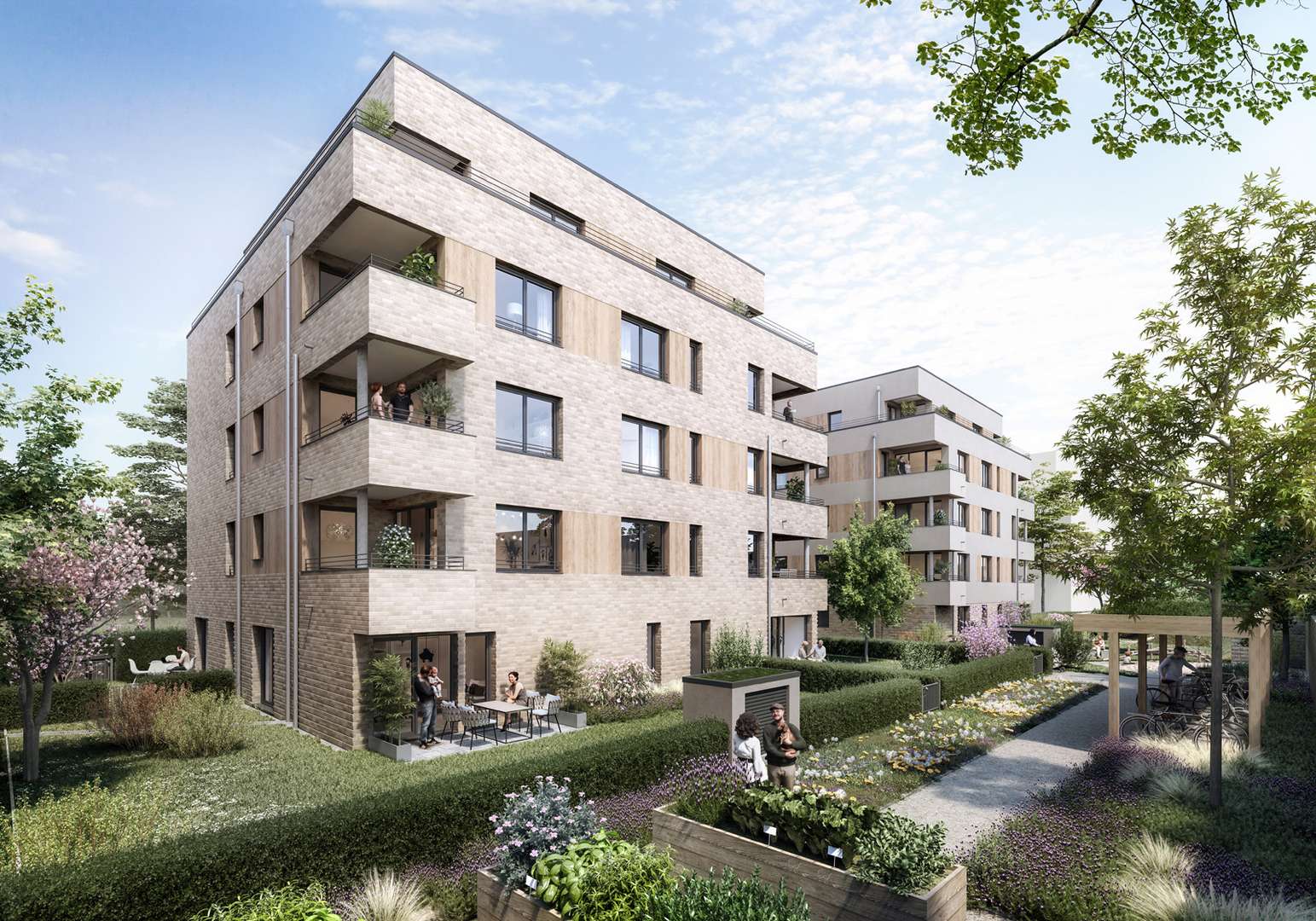 Vier Logen_Blick03_Aussenraum_final Vier Logen_Blick03_Aussenraum_final - Etagenwohnung in 44803 Bochum mit 103m² kaufen
